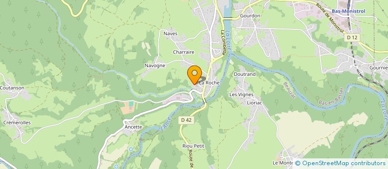 localisation de l'entreprise MONSIEUR AXEL DORGET  BAS-EN-BASSET