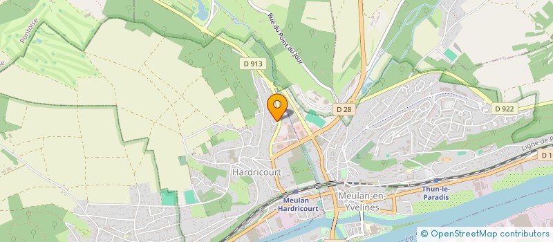 localisation de l'entreprise MONSIEUR AXEL DORSAY  HARDRICOURT