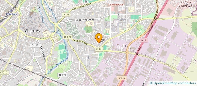 localisation de l'entreprise MONSIEUR AXEL DOUANE à CHARTRES