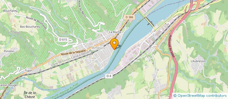 localisation de l'entreprise MONSIEUR AXEL DREVET  AMPUIS