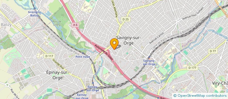 localisation de l'entreprise MONSIEUR AXEL DUBOIS à SAVIGNY-SUR-ORGE