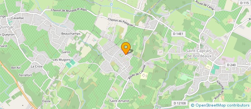 localisation de l'entreprise MONSIEUR AXEL DUBOIS  CAMBES