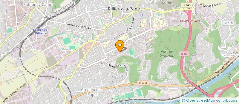 localisation de l'entreprise MONSIEUR AXEL DUFRENAY  RILLIEUX-LA-PAPE