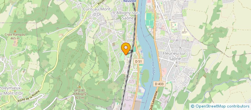 localisation de l'entreprise MONSIEUR AXEL DUHOUX  ALBIGNY-SUR-SAONE