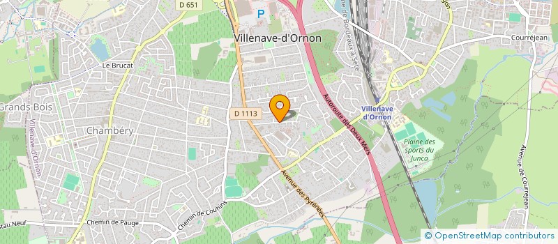 localisation de l'entreprise MONSIEUR AXEL DUPUY  VILLENAVE-D'ORNON