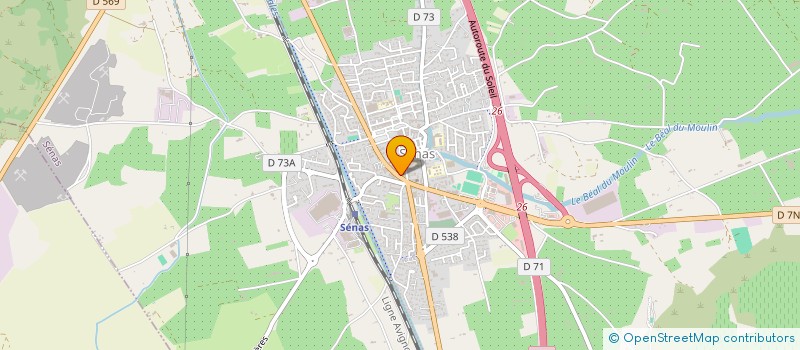 localisation de l'entreprise MONSIEUR AXEL DURAND  SENAS