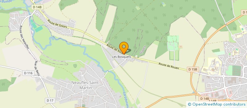 localisation de l'entreprise MONSIEUR AXEL DURANDEAU  NEAUFLES ST-MARTIN