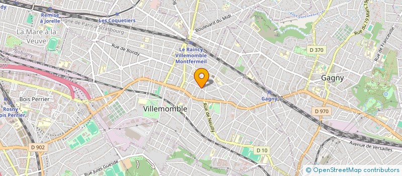 localisation de l'entreprise MONSIEUR AXEL DUVERGER à VILLEMOMBLE