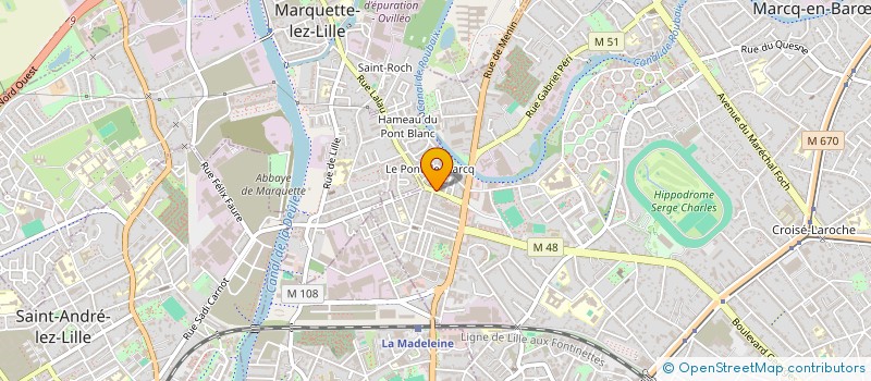 localisation de l'entreprise MONSIEUR AXEL EBANG MBA à MARCQ-EN-BARŒUL