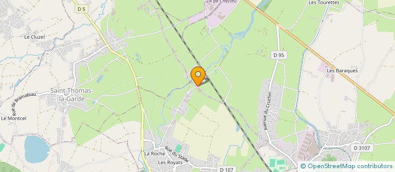 localisation de l'entreprise MONSIEUR AXEL EICHENBERGER  SAINT-ROMAIN-LE-PUY