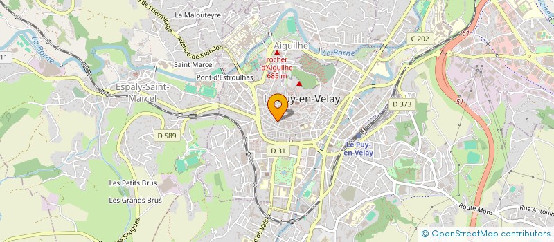 localisation de l'entreprise MONSIEUR AXEL ELIE à LE PUY-EN-VELAY