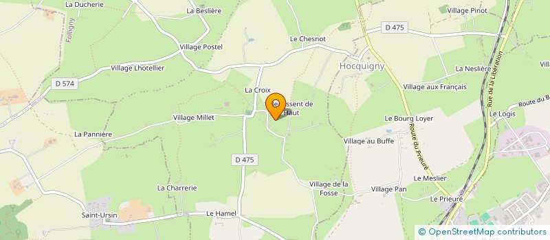 localisation de l'entreprise MONSIEUR AXEL ELISABETH  FOLLIGNY