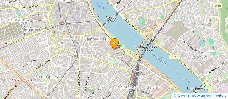 localisation de l'entreprise MONSIEUR AXEL ENDERLIN  BORDEAUX