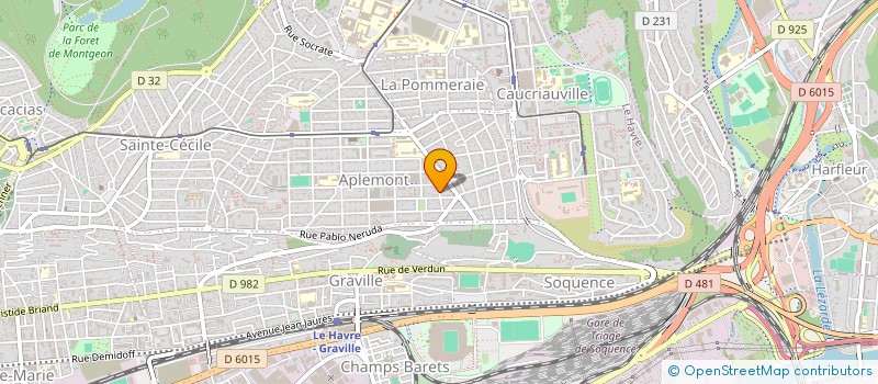 localisation de l'entreprise MONSIEUR AXEL EOUZAN à LE HAVRE