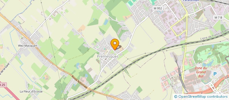 localisation de l'entreprise MONSIEUR AXEL FAUQUENOY  PREMESQUES