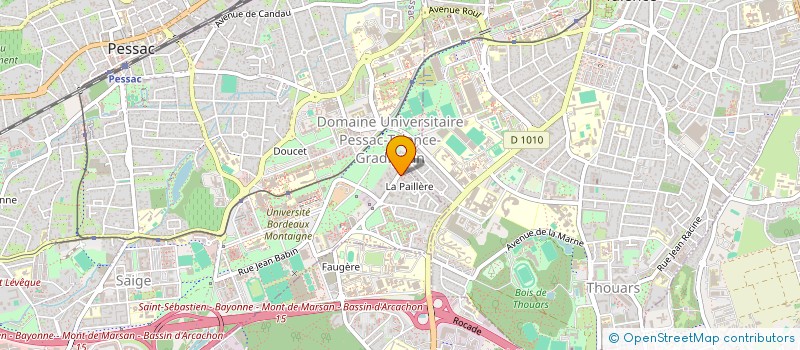 localisation de l'entreprise MONSIEUR AXEL FAUTHOUX à PESSAC