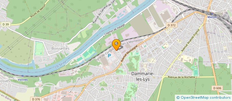 localisation de l'entreprise MONSIEUR AXEL FERREIRA à DAMMARIE-LES-LYS