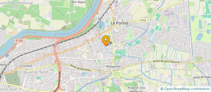 localisation de l'entreprise MONSIEUR AXEL FERRIER  LE PONTET