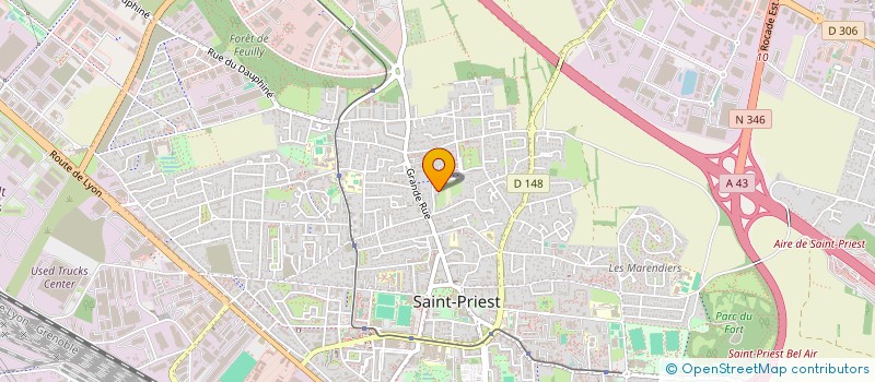 localisation de l'entreprise MONSIEUR AXEL FLEURY  SAINT-PRIEST