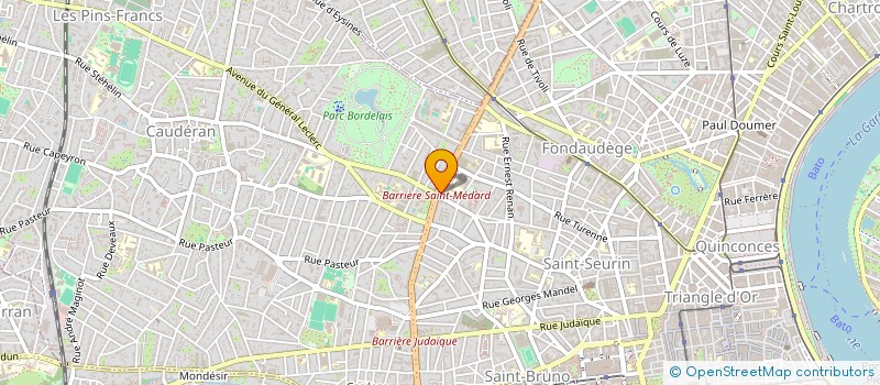 localisation de l'entreprise MONSIEUR AXEL FLOREA CADILLON  BORDEAUX