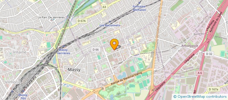 localisation de l'entreprise MONSIEUR AXEL FOFANA  MASSY