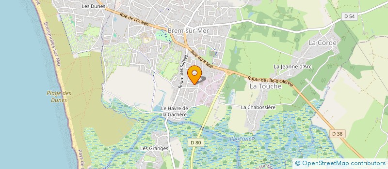 localisation de l'entreprise MONSIEUR AXEL FORT à BREM-SUR-MER