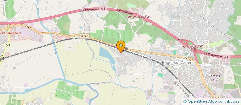 localisation de l'entreprise MONSIEUR AXEL FORZY  PUGET-SUR-ARGENS