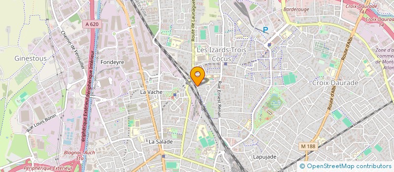 localisation de l'entreprise MONSIEUR AXEL FOUCRAS  TOULOUSE