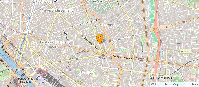 localisation de l'entreprise MONSIEUR AXEL FOY  PARIS