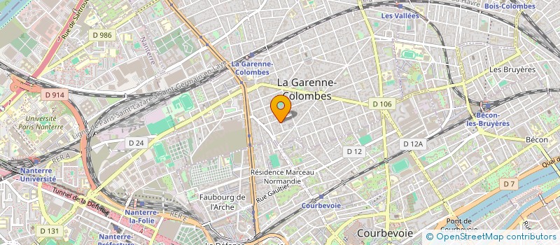 localisation de l'entreprise MONSIEUR AXEL FRANTZ à LA GARENNE-COLOMBES