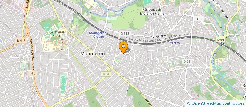 localisation de l'entreprise MONSIEUR AXEL FROGER à MONTGERON
