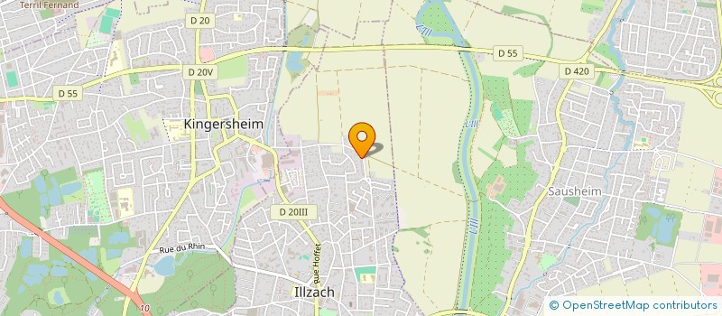 localisation de l'entreprise MONSIEUR AXEL FROTTE  ILLZACH