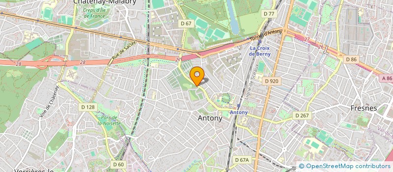 localisation de l'entreprise MONSIEUR AXEL GABEN à ANTONY