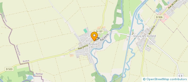 localisation de l'entreprise MONSIEUR AXEL GACOIN  AVAUX