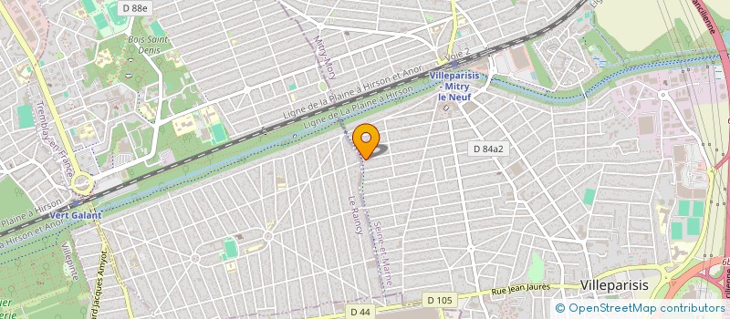 localisation de l'entreprise MONSIEUR AXEL GANCI  VILLEPARISIS