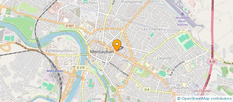 localisation de l'entreprise MONSIEUR AXEL GANTET à MONTAUBAN