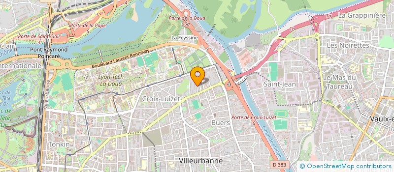 localisation de l'entreprise MONSIEUR AXEL GARCIA  VILLEURBANNE