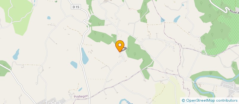 localisation de l'entreprise MONSIEUR AXEL GARCIA  PUYBEGON