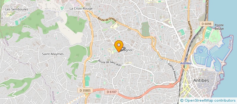 localisation de l'entreprise MONSIEUR AXEL GARS  ANTIBES