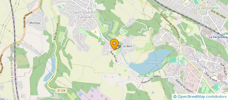 localisation de l'entreprise MONSIEUR AXEL GAUBERT  SAINT-QUENTIN-FALLAVIER