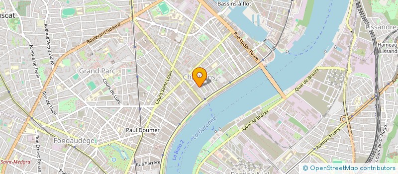 localisation de l'entreprise MONSIEUR AXEL GAUTHIER  BORDEAUX