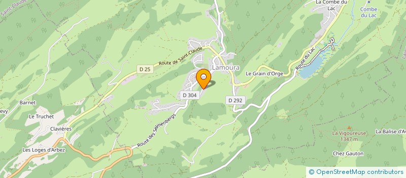 localisation de l'entreprise MONSIEUR AXEL GAUTHIER  LAMOURA