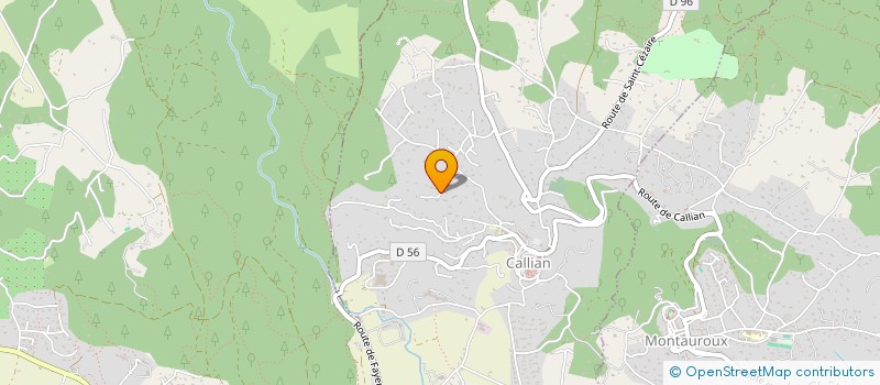 localisation de l'entreprise MONSIEUR AXEL GERARD  CALLIAN