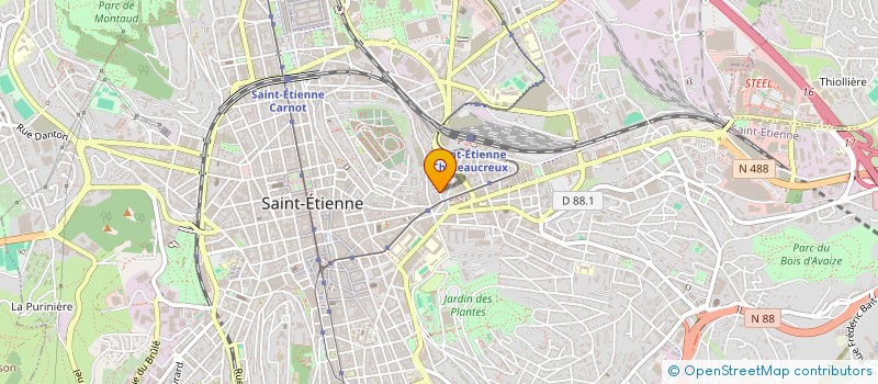 localisation de l'entreprise MONSIEUR AXEL GIAMBLANCO  SAINT-ETIENNE