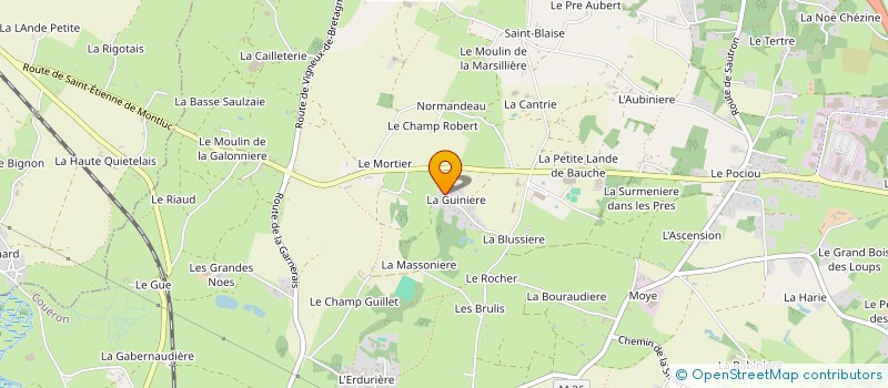 localisation de l'entreprise MONSIEUR AXEL GILLARD à COUERON
