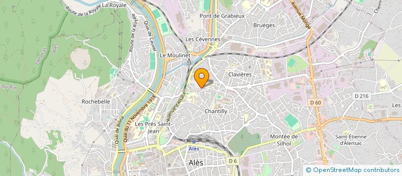 localisation de l'entreprise MONSIEUR AXEL GINESTE  ALES