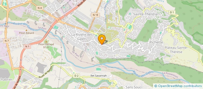 localisation de l'entreprise MONSIEUR AXEL GIRARD à LA POSSESSION