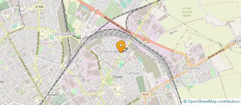 localisation de l'entreprise MONSIEUR AXEL GNANAGO  BETHENY