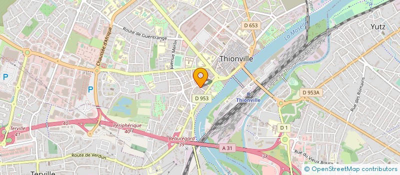 localisation de l'entreprise MONSIEUR AXEL GODLEWSKI  THIONVILLE