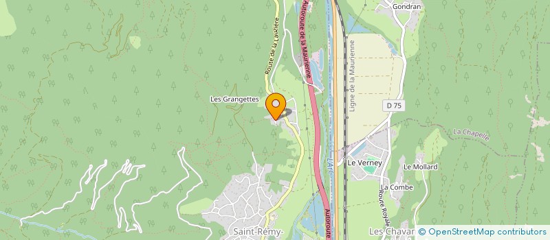 localisation de l'entreprise MONSIEUR AXEL GOZE MOREL  SAINT-REMY-DE-MAURIENNE